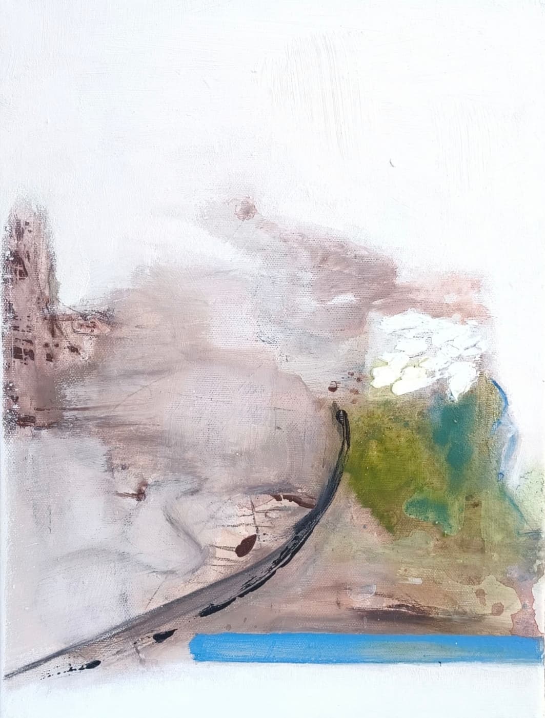 L'essenza del tempo — painting by Alessandra D’Amato